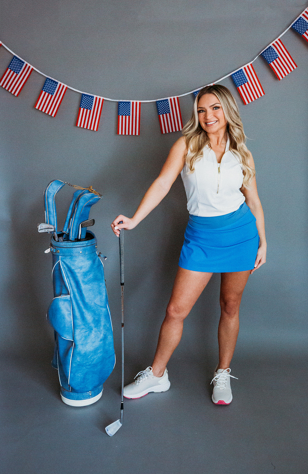 Club Skirt-Light Blue