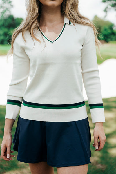 The Rally V-Neck Sweater