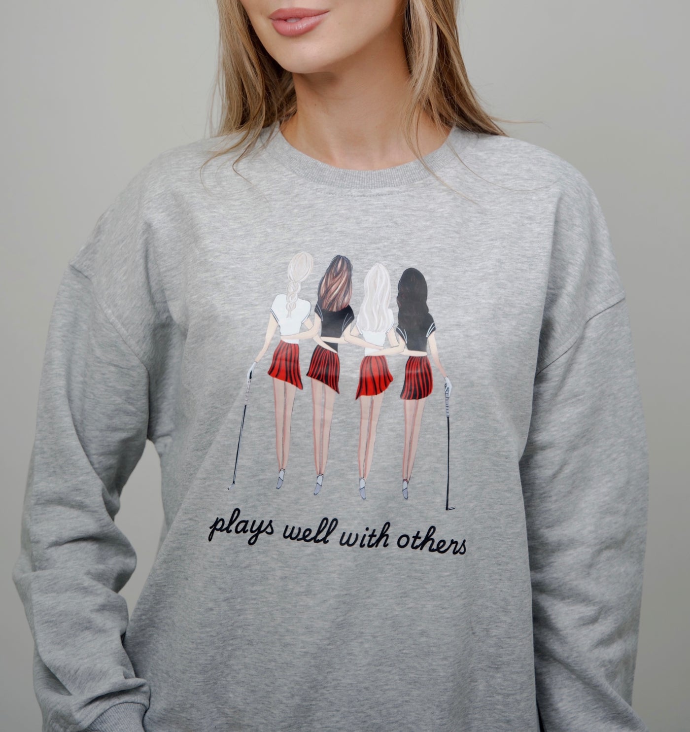 Plays Well With Other Crewneck (Golf ladies)